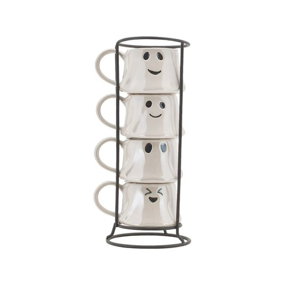 New Halloween Ghost Espresso Mug Stack - Picture 5 of 5